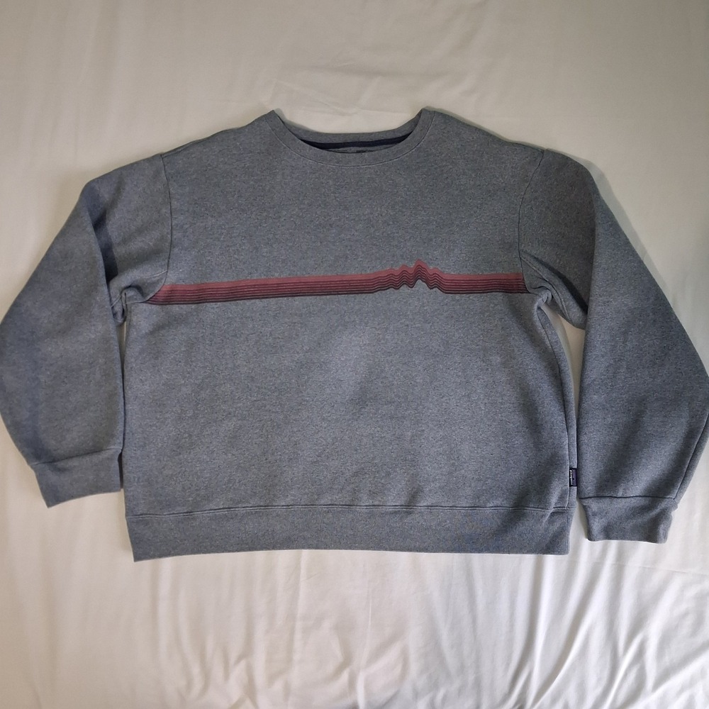 Patagonia Womens XL Gray‎ Ridge Uprisal Crew Sweatshirt Gorpcore Granola Girl